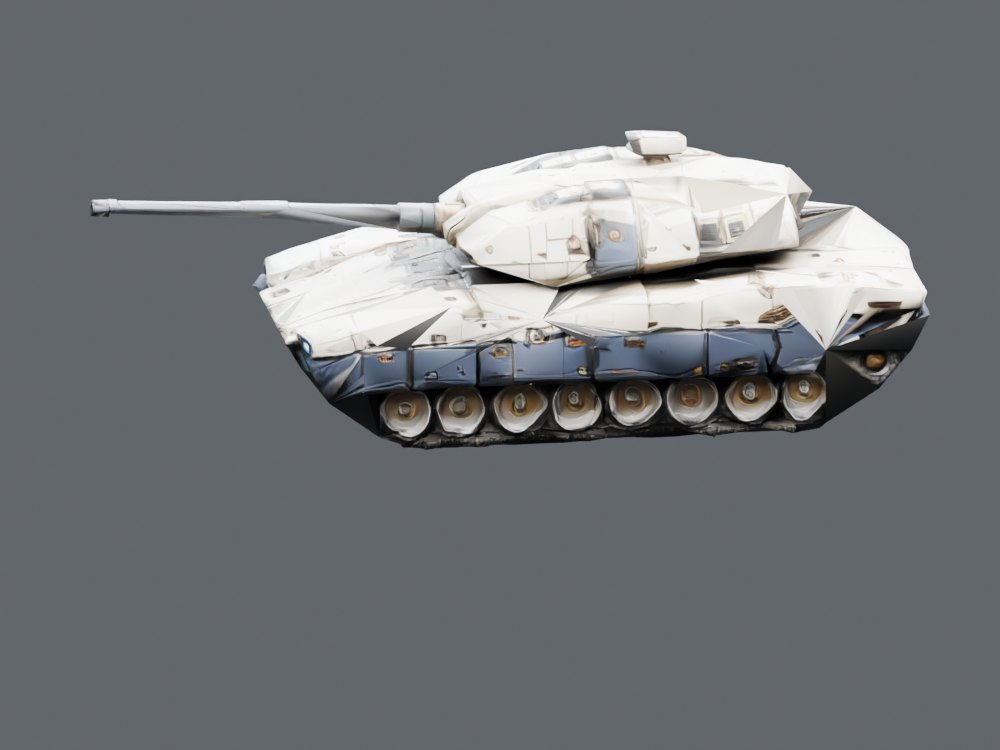 White Steel Tank
