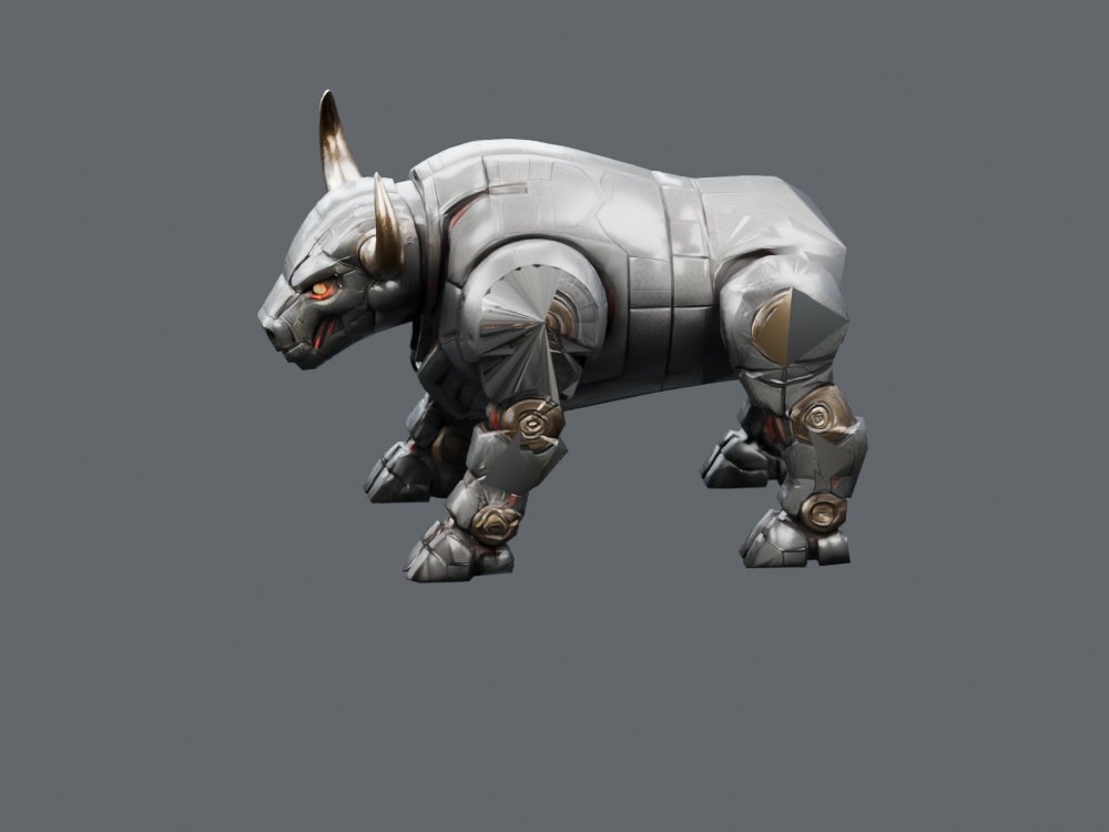 Steelarmored Bull