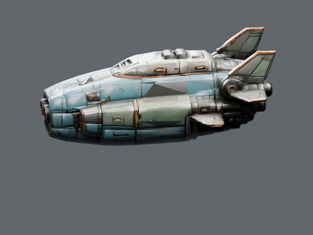Teal Steel Submarine