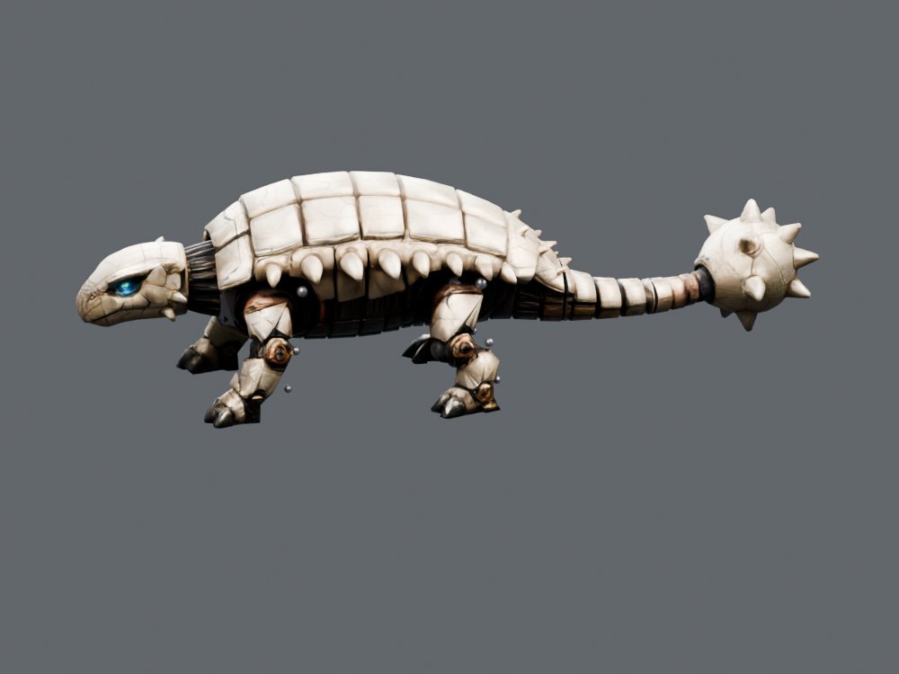 Bonearmored Ankylosaurus