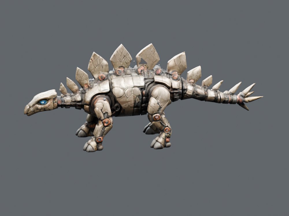 Bonearmored Stegosaurus