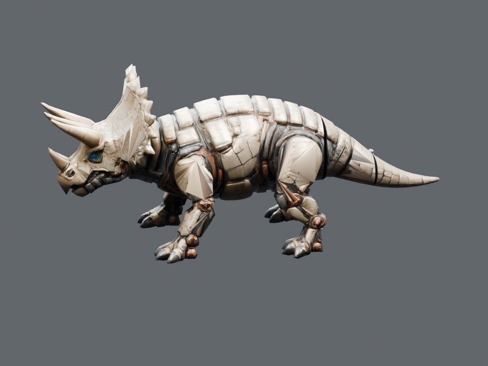 Bonearmored Triceratops