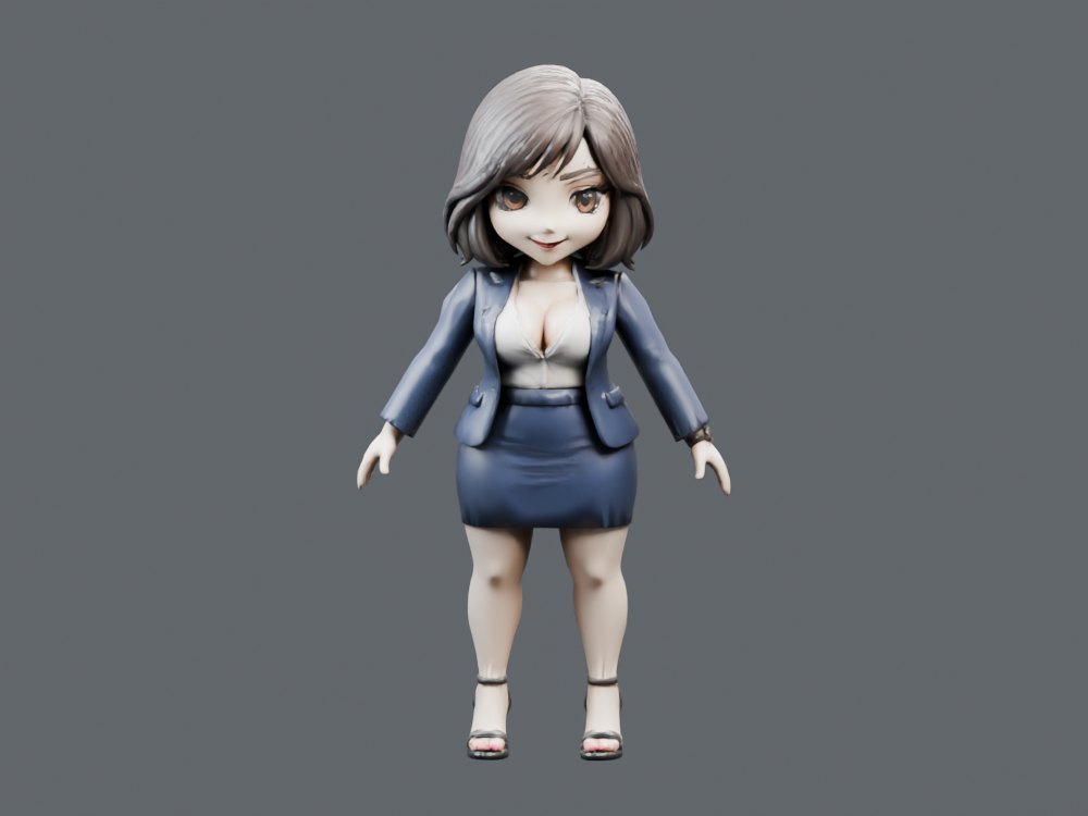 Chibi Office Professional · Sandals