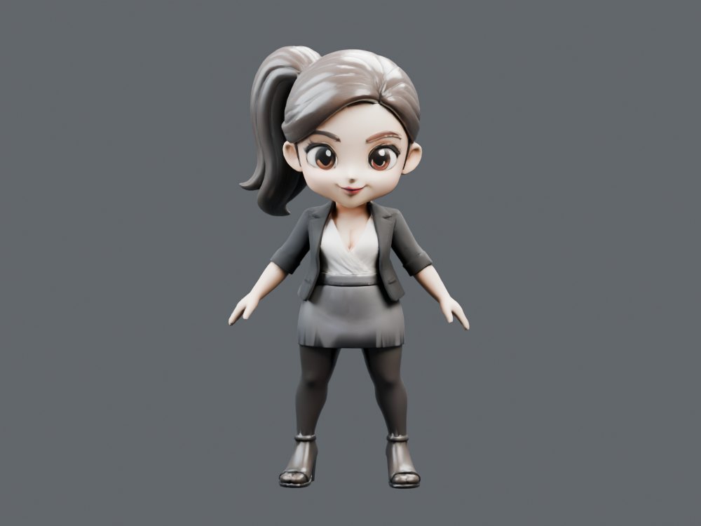 Mini Chibi Office Professional · Tights